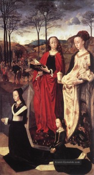 celebrating santa maria della rosa Ölbilder verkaufen - Sts Margaret und Maria Magdalena mit Maria Portinari Hugo van der Goes